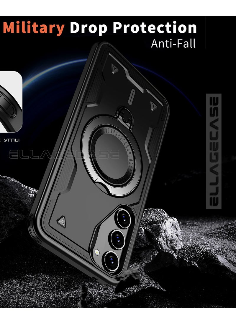 ELLAGECASE حافظة واقية مع حلقة لهاتف سامسونج جالكسي S23 بلس - Image 3