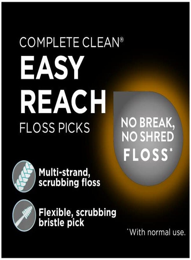 DenTek Complete Clean Easy Reach Floss Picks, No Break & No Shred Floss, 75 Count (Pack of 12 - Image 2