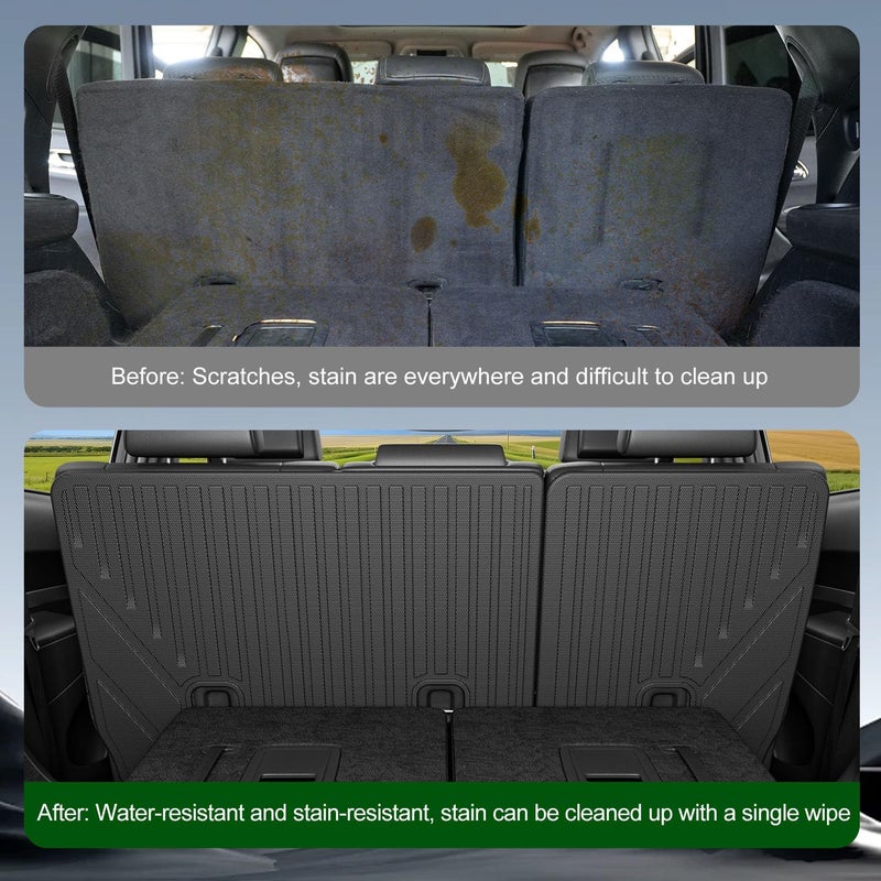 xipoqix 2nd Row Backrest Mat for 2016-2024 Dodge Durango - Seat Back Protector for 7 Seats - Image 3