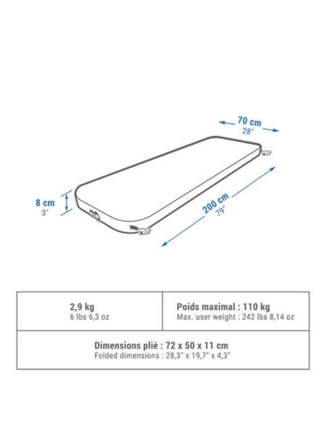 Quechua INFLATABLE CAMPING MATTRESS - ULTIM COMFORT 70 CM - 1 PERSON - Image 4