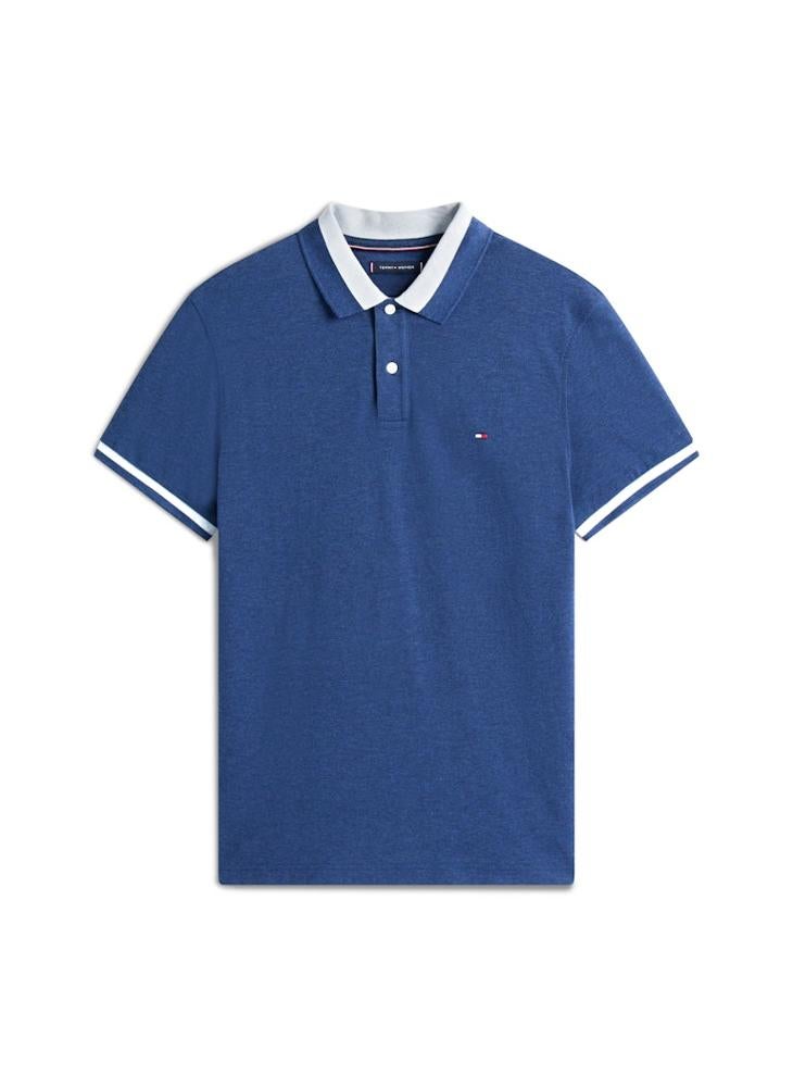 TOMMY HILFIGER Regular Fit Contrast Collar Polo - Image 4