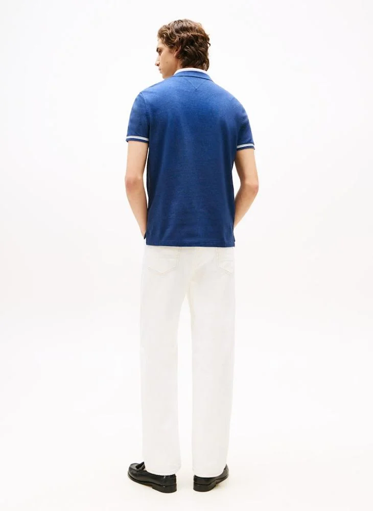 تومي هيلفيغر Regular Fit Contrast Collar Polo