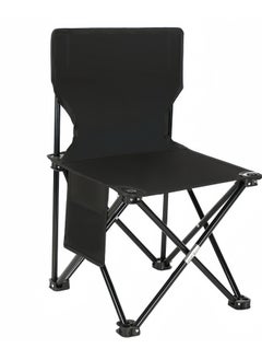 TREYO Premium XL Foldable Camping Chair with Carry Bag - Lightweight, Compact, and Sturdy for Outdoor Adventures（42*42*72 Black）  - Image 1