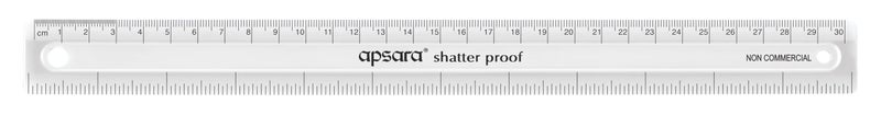 Apsara Shatter Proof Scale 30 CM | Bold Markings for Accuracy Scale | Extra Bendable | Child Safe | School, College Office Purpose use| Pack of 10 Scale - Image 3