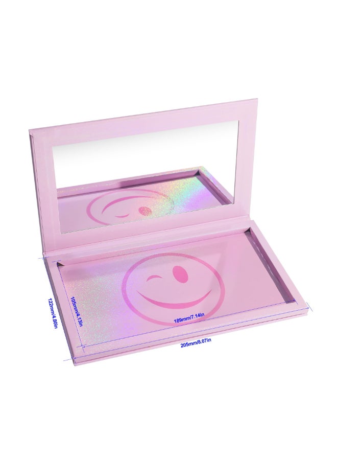 SZDYM Pink Empty Magnetic Palette With Mirror Cute Empty Makeup Palette for Highlighters Lipstick Blush Powder Eyeshadows - Image 4