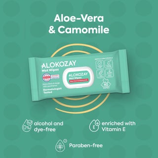 Baby Wet Wipes Aloe-Vera And  Camomile 20 Wipes - view 2