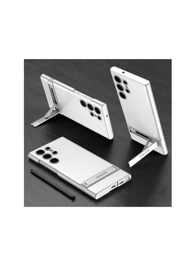 GKK Slim Hard Matte PC Built-in Kickstand Case Cover For Samsung S23 Ultra Case 