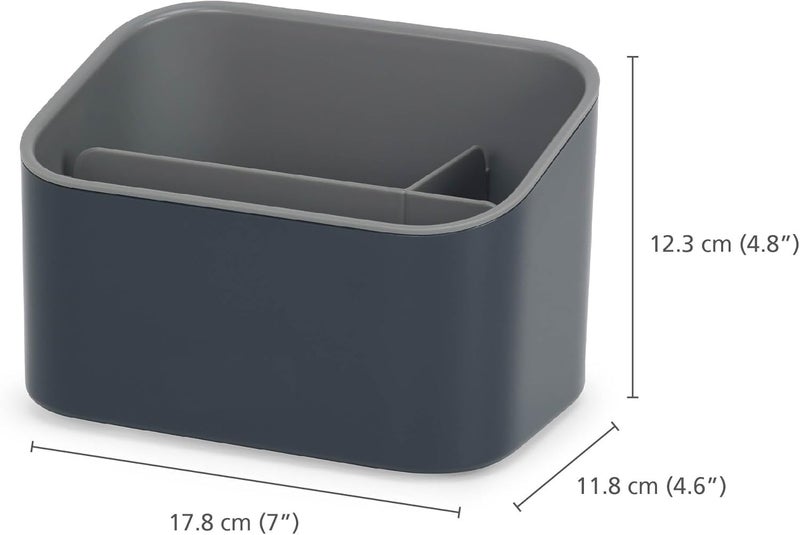 TORIOX حامل منظم حوض المطبخ المتعدد الاستخدامات من توريكس مع فرشاة تنظيف الأطباق وحامل إسفنج - Image 3