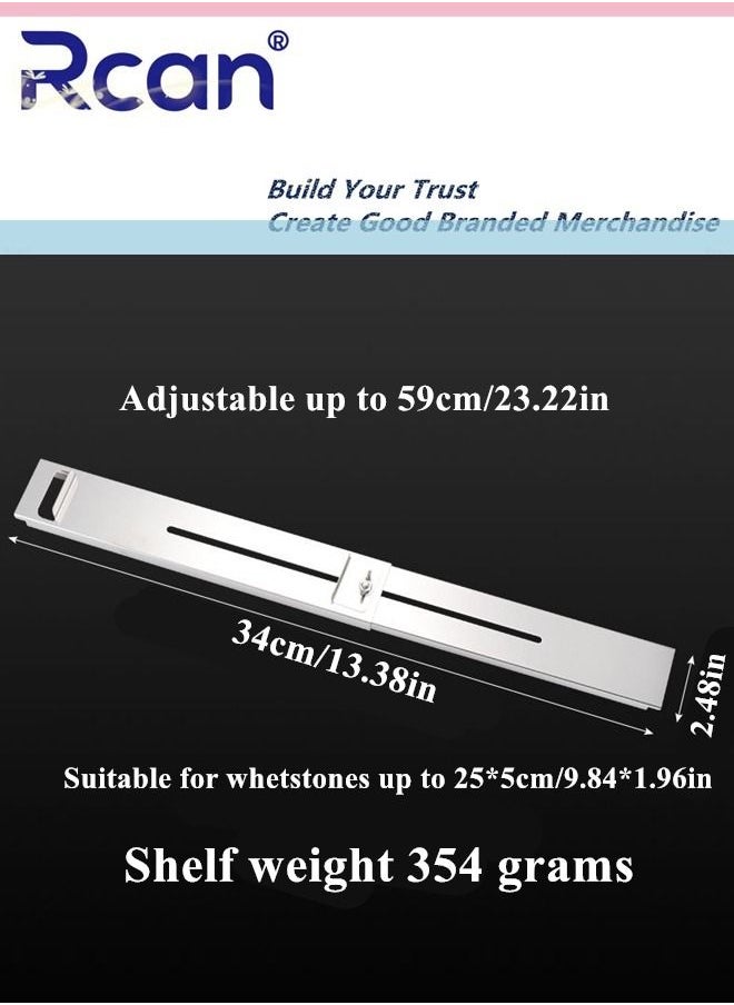 Whetstone Bracket Sink Stainless Steel Whetstone Frame Metal Adjustable Non Slip Anti Rust Thickened Fixed Frame With Double Sided Sharpener Sharp Suitable for Most Household Sinks kitchens