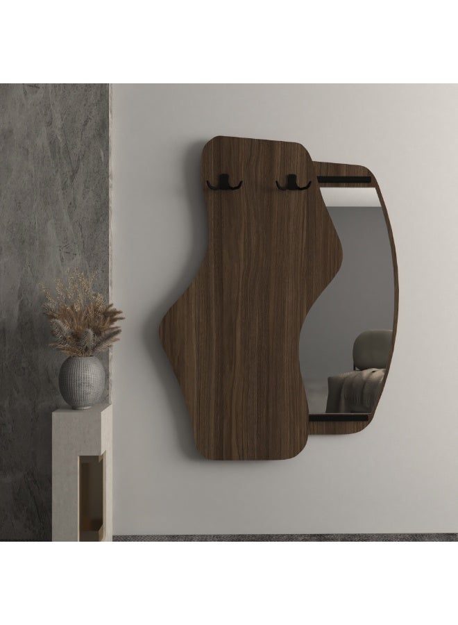 Marktna Modern mirror with clothes hangers - Image 1