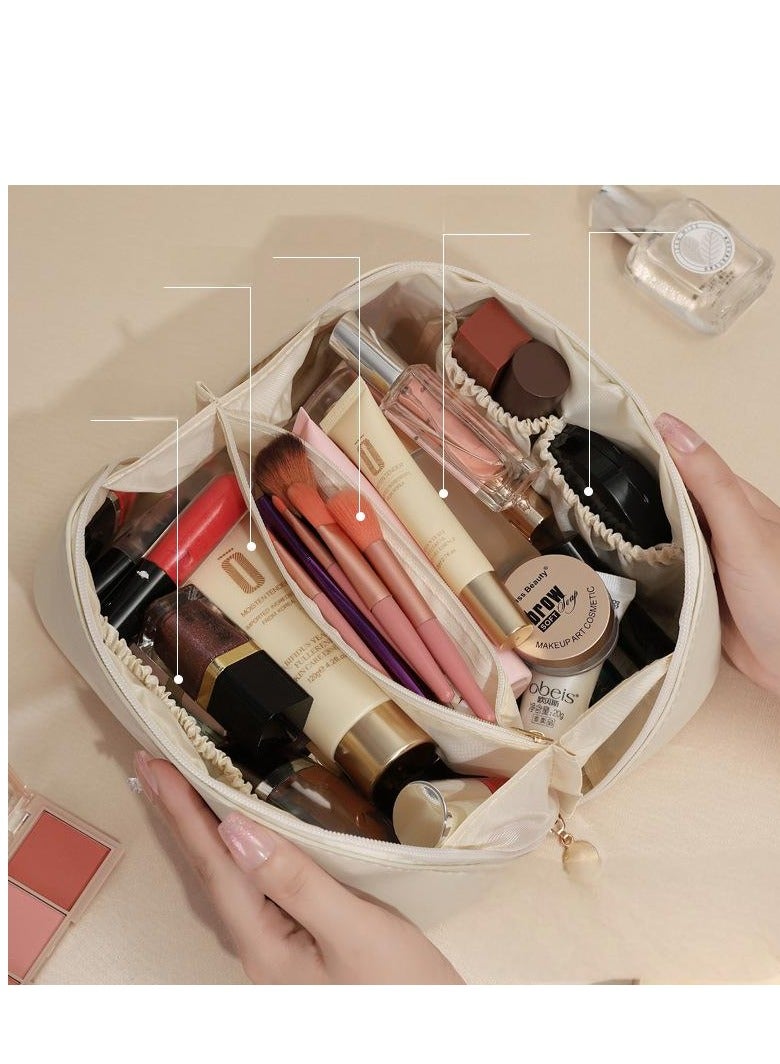 PU pillow portable travel large capacity toiletry bag desktop storage storage bag travel out travel - Image 2