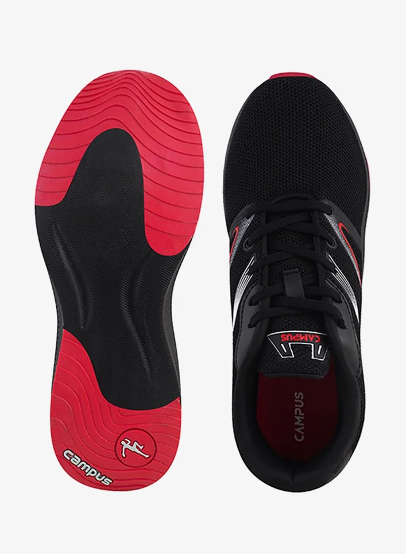 Campus Black Men Spake Die Cut Eva 4.5 Mm Lace-Up Running-Black for Men | Best Price UAE