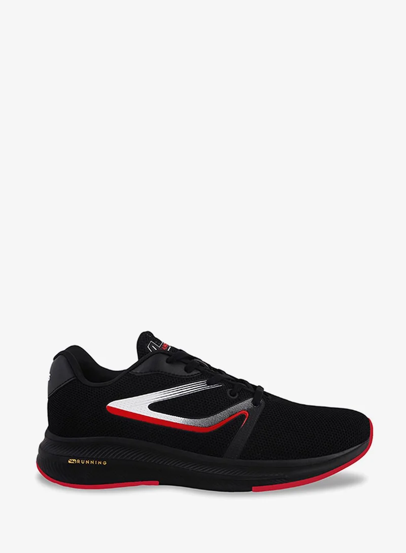 Campus Black Men Spake Die Cut Eva 4.5 Mm Lace-Up Running-Black for Men | Best Price UAE