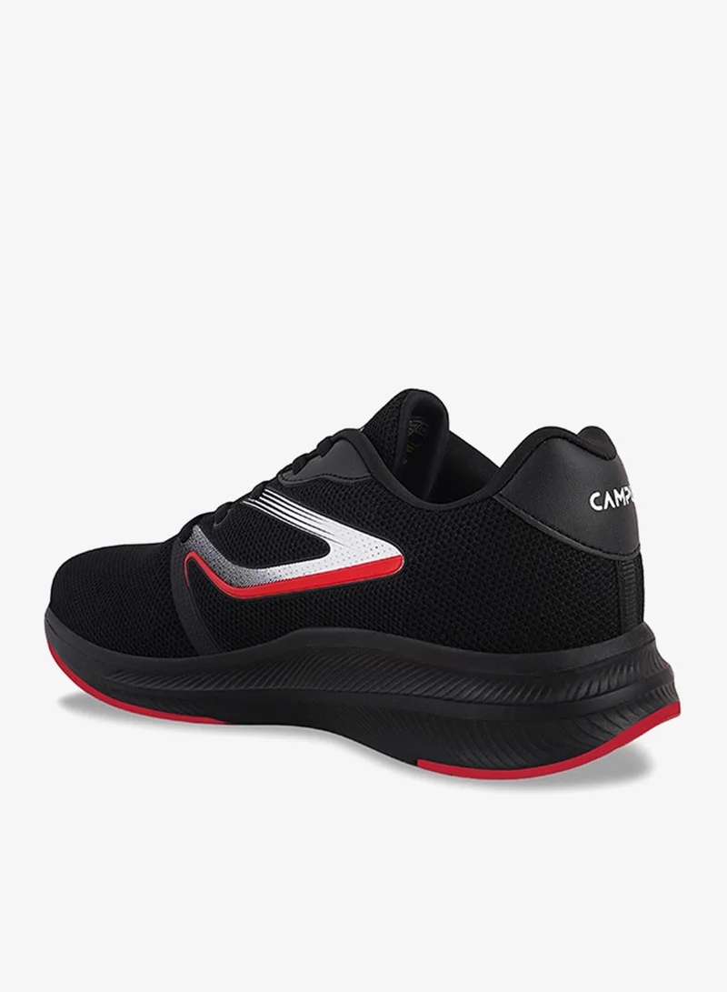 Campus Black Men Spake Die Cut Eva 4.5 Mm Lace-Up Running-Black for Men | Best Price UAE