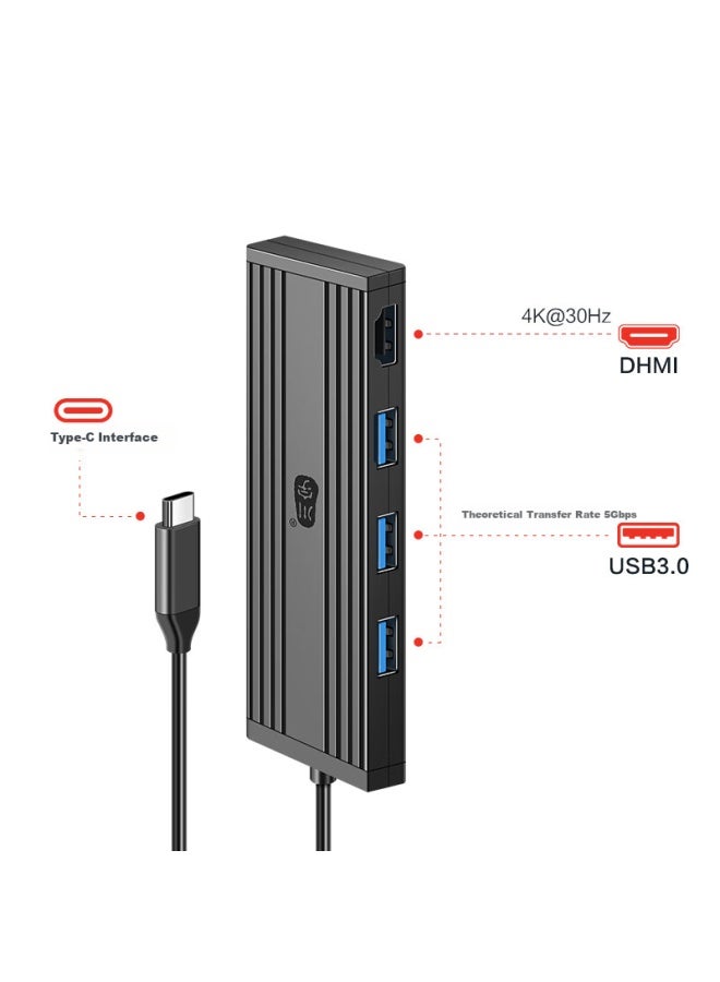 Chuanyu Type-C Hub Usb 3.0 Splitter Hdmi Adapter For Apple Macbook Huawei Laptops Ipad - Image 5