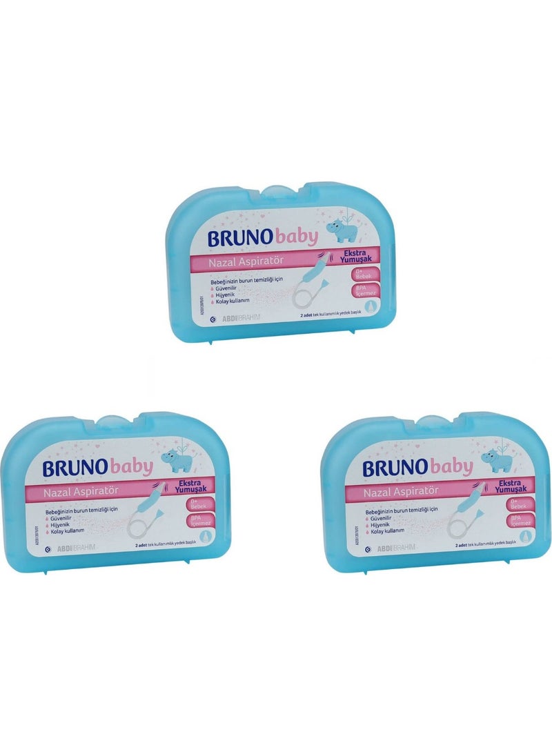 Bruno Baby Nasal Aspirator 3 Pieces 