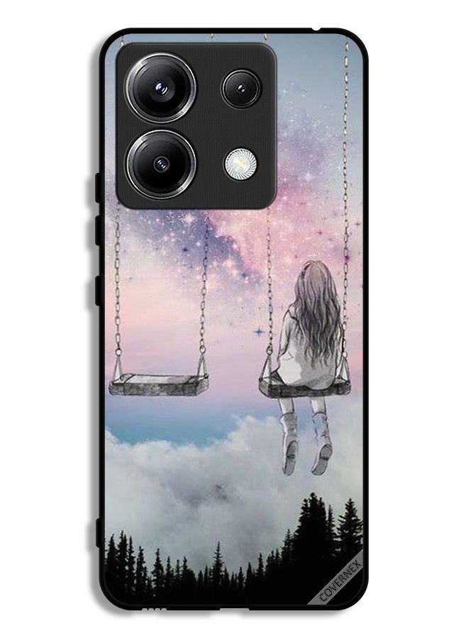 Xiaomi Poco X6 5G Protective Case Cover Lonely Girl Art