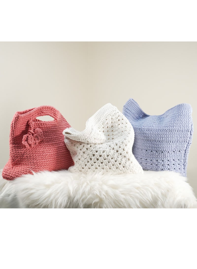RandSac Lilac Crochet Top Handle Handbag - Image 2