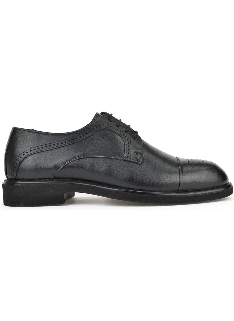 Ziya , Men's Leather Classic Shoes 15148Z837 Black