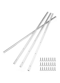 Arabest Aluminum T Track, 4 Pack 36 Inch Universal Double Cut Profile T Track, with Predrilled Mounting Holes and Screws, Woodworking and Fixtures, for Drill Press Table, Router Table  - Image 2