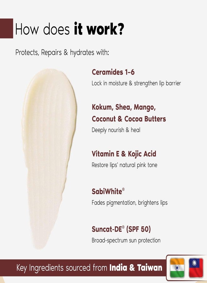 Le Dore RevivLips Lip Balm | With Ceramides, SabiWhite, Kojic Acid, Vitamin E & SPF 50 | Hydrates, Softens & Supports Even Lip Tone | Non-Sticky, Lightweight Formula | 5gm - Image 4