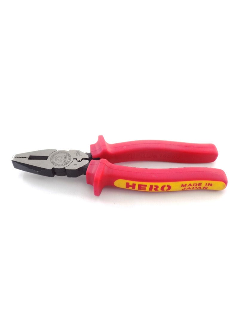 Hero Combination Plier With Connector Crimping VDE (HO-518M) 8 inch  - Image 1