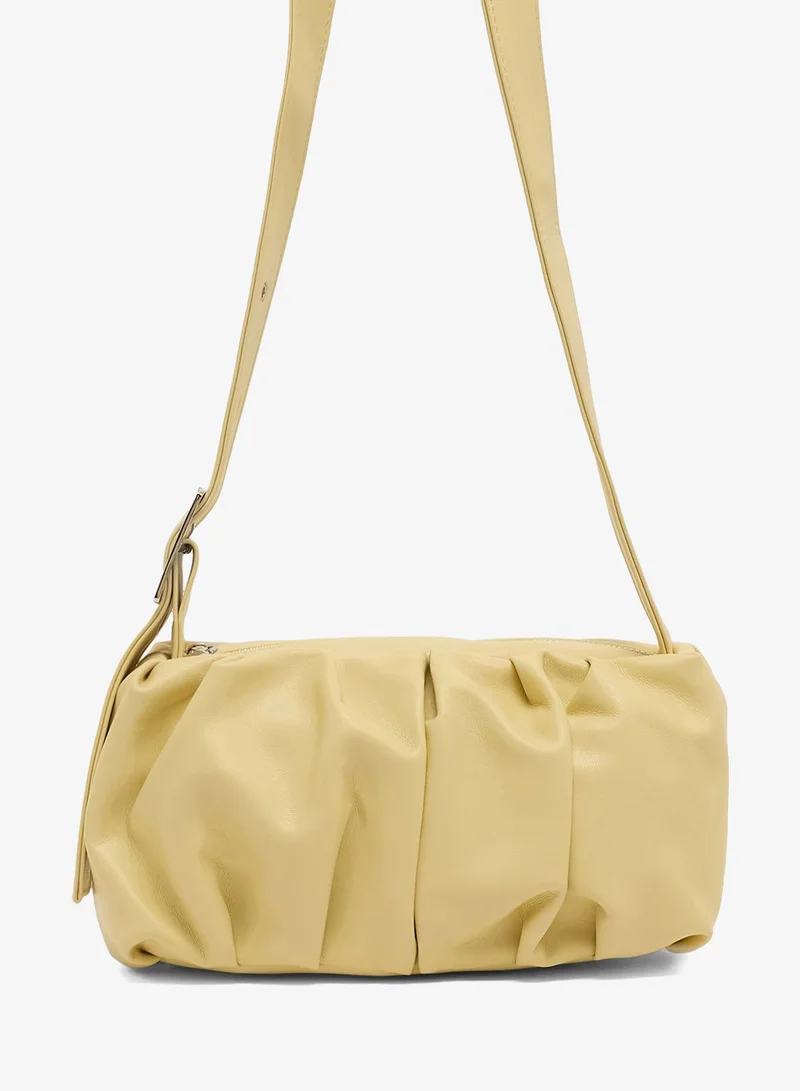 Ginger Scrunched Crossbody Bag