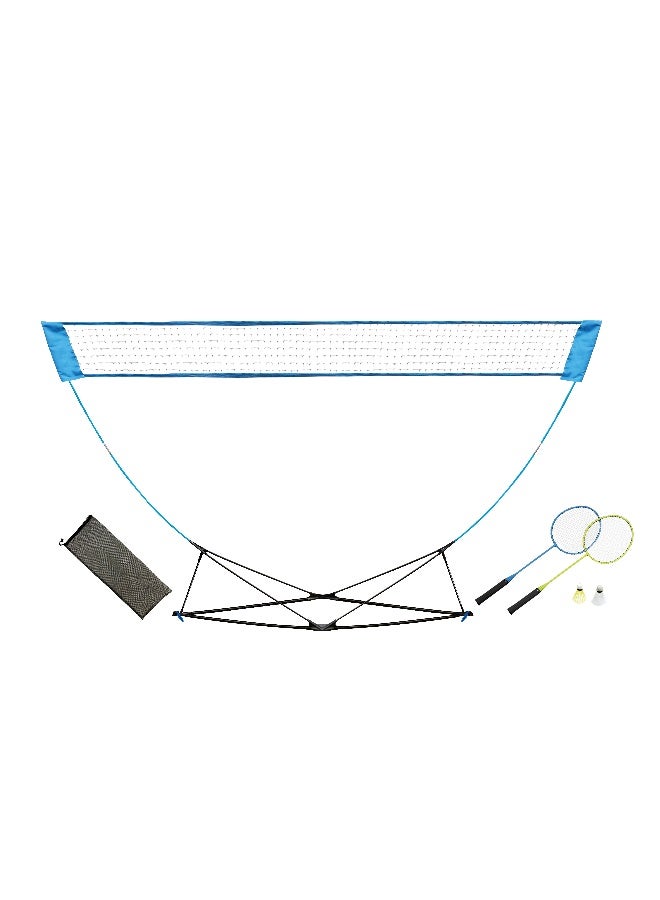 Hostfull Portable Outdoor Badminton Set with Net and Rackets – Complete Travel Sports Set for Kids & Adults, Easy Assembly Yard Game with Carry Case - Image 1