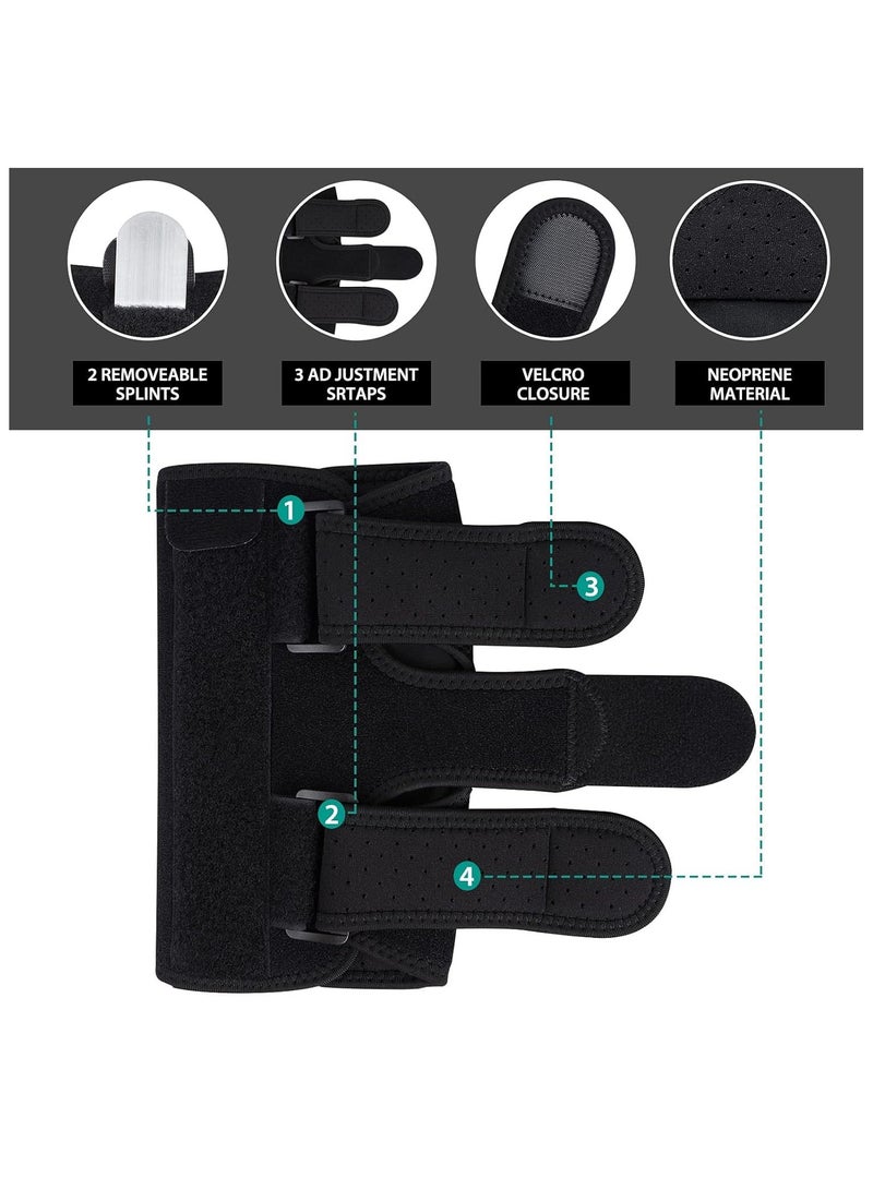 Elbow Brace for Comfortable Night Elbow Sleep Support - Removeable Splints Stabilize Joint for uncomfortable Relief - For Tendonitis, Cubital Tunnel Syndrome, Ulnar Nerve, Tennis - Fits Men and Women  - Image 3