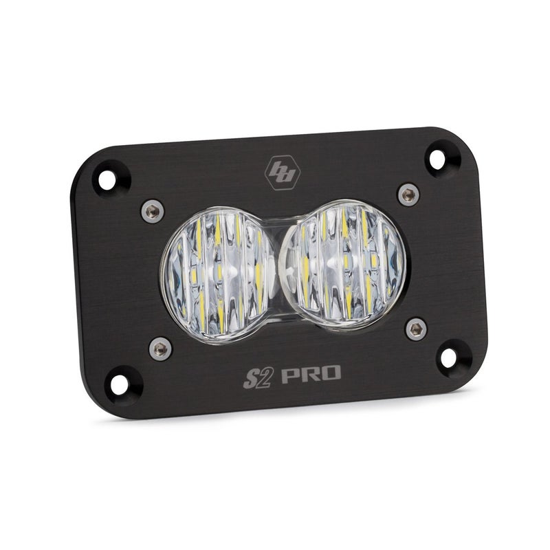 باجا ديزاينز S2 برو أسود مثبت LED ضوء مساعد LED عريض الزاوية واضح