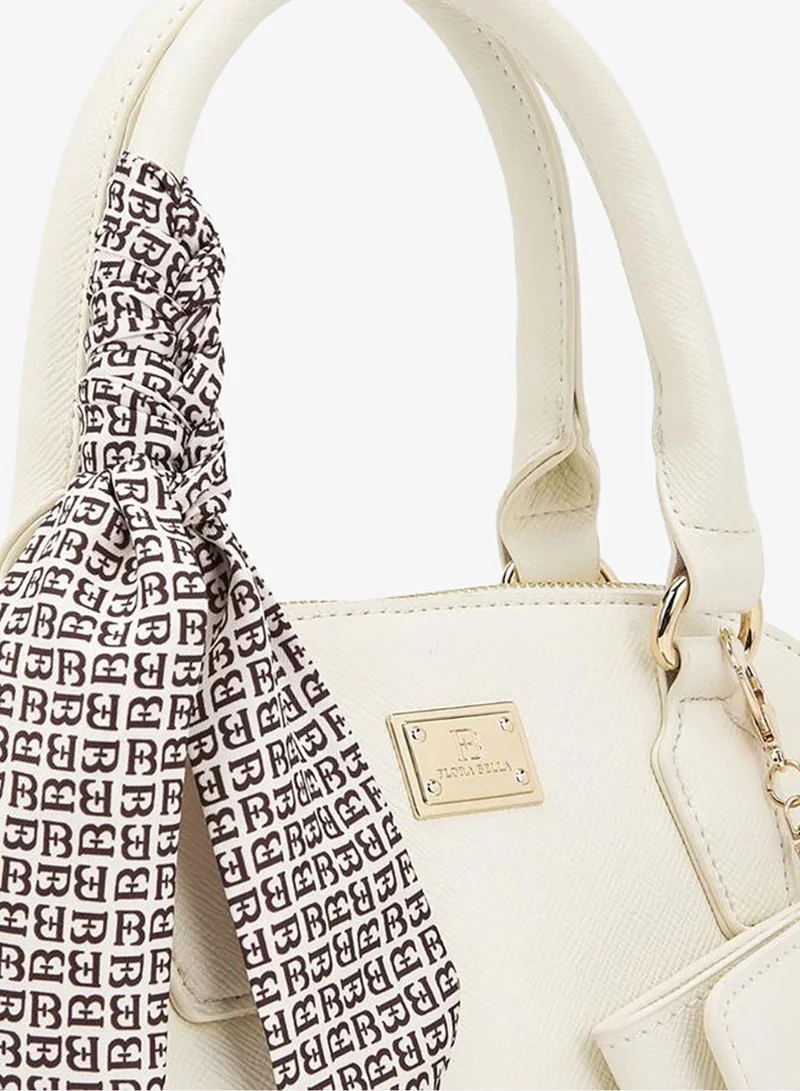 Flora Bella By Shoexpress CREAM Flora Bella Scarf Accent Crossbody Bag with Detachable Pouch for Women | Best Price UAE