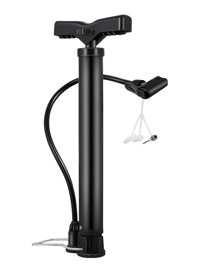 Generic Bike Floor Pump Mini Bike Floor Pumps Inflator Portable Bicycle Tire Pump for Bike Bicycle Riding Accessory  - Image 1