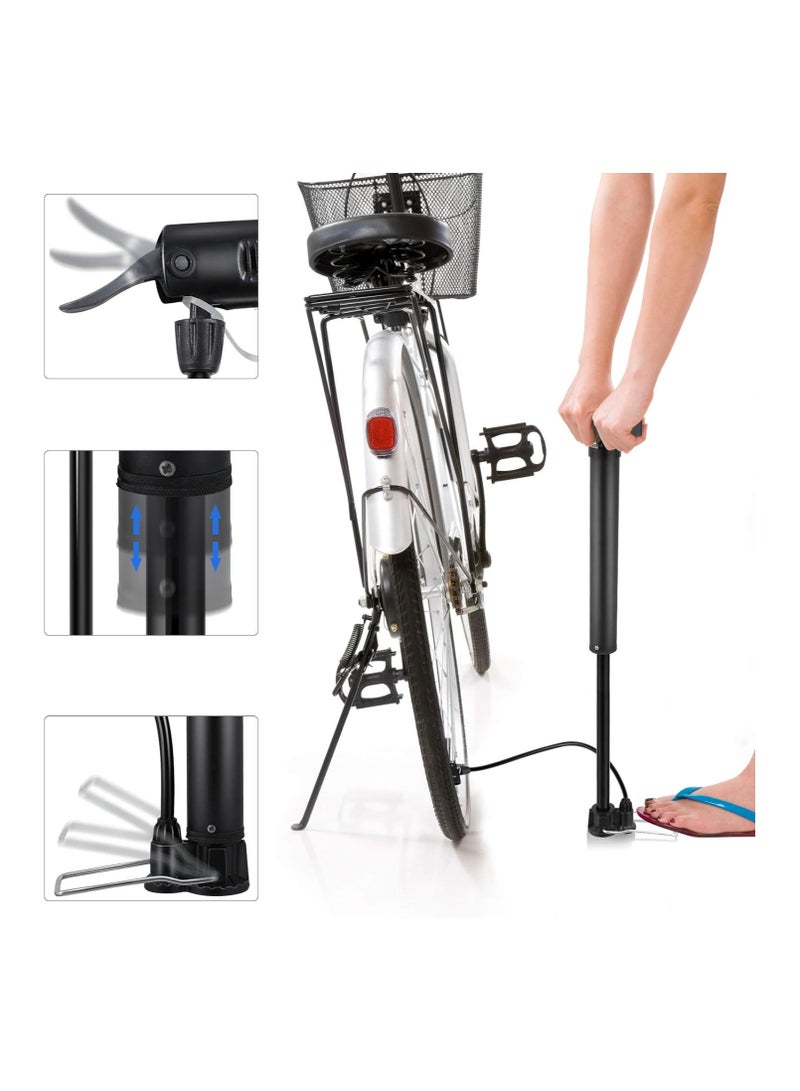 Generic Bike Floor Pump Mini Bike Floor Pumps Inflator Portable Bicycle Tire Pump for Bike Bicycle Riding Accessory  - Image 3