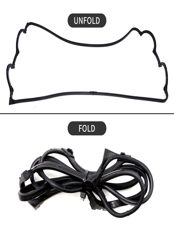 DUZFOREI 12341-PR3-000 Valve Cover Gasket Kit Set Replacement for Honda Civic Integra DOHC V-TEC ITR B-Series - Image 3