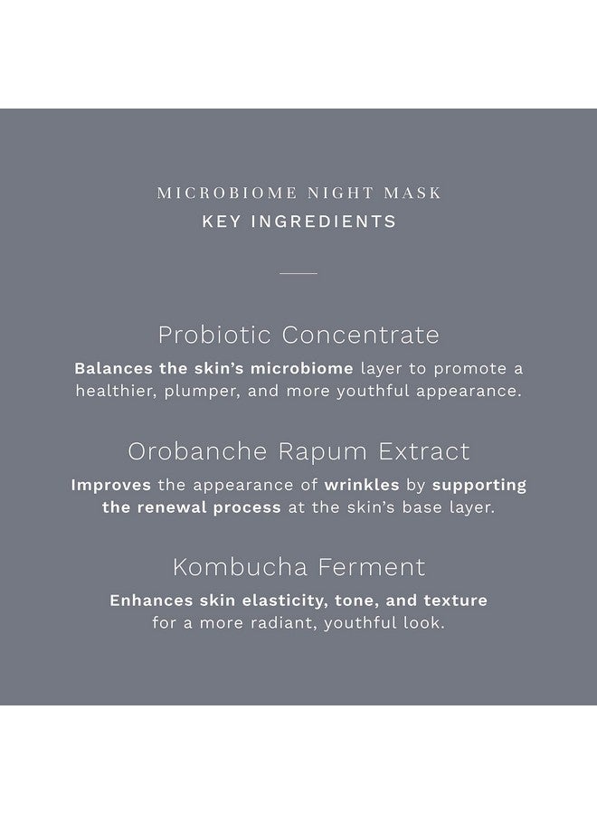 City Beauty Microbiome Night Mask - Nourishing Overnight Face Mask - Prebiotic & Probiotic Blend - Solution For Dull, Uneven Skin Tone, Large Pores, & Wrinkles - Anti-Aging Cruelty-Free Skin Care - Image 4