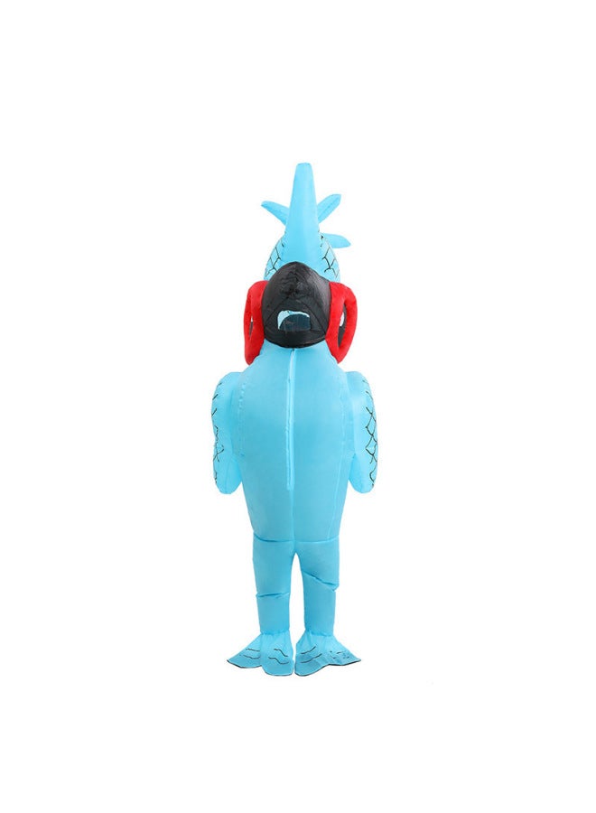 Upright Parrot Inflatable Clothing Birdman Party Party Funny Cos Cartoon Doll Clothing Show Annual Meeting Performance Clothing-Color:Woodpecker 150-190cm_one Size Fits All - Image 5