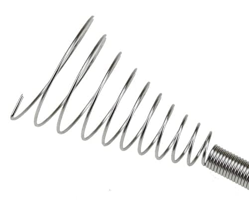 GLEDAM GLEDAM Stainless Steel Egg Beater Spring Balloon Whisk with Steel Handle and Hanging Loop Kitchen Egg Beater and Milk Whipper for Blending Whisking Beating or Stirring 8 Inch 1  - Image 3