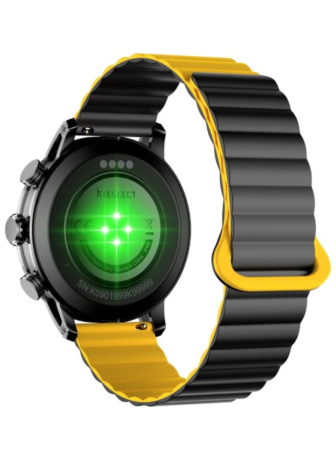 KIESLECT - Kr2 Smart Calling Watch Double Straps - Black - Image 1