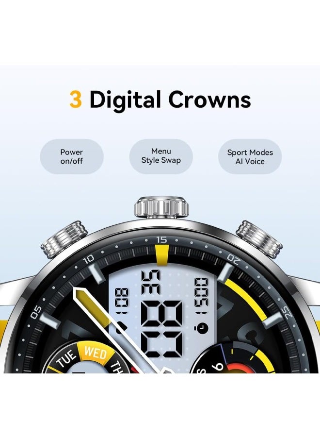 KIESLECT - Kr2 Smart Calling Watch Double Straps - Black - Image 1