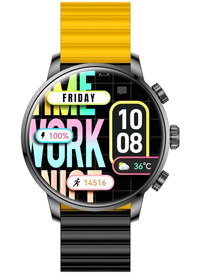 KIESLECT - Kr2 Smart Calling Watch Double Straps - Black - Image 1