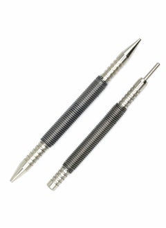 Y&D Dual Head Nail Setter and Hinge Pin Tool Punch Set, 2 Pcs Spring Set 1/32″ 1/16″ Center Hammerless 3500 PSI Striking Force Door Removal  - Image 1