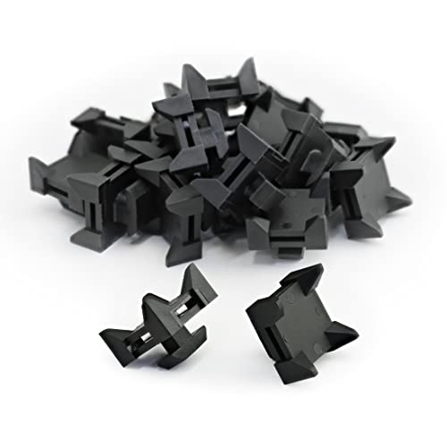80/20 8020 12316 15 and 40 Series Nylon Cable Zip Tie Mounting Block 8020 Cable Tie Mount for Wire Management 100 - Image 1