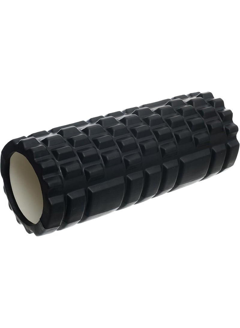 Yoga Foam Roller 33cm Black Design for Muscle Recovery and Yoga - Image 1