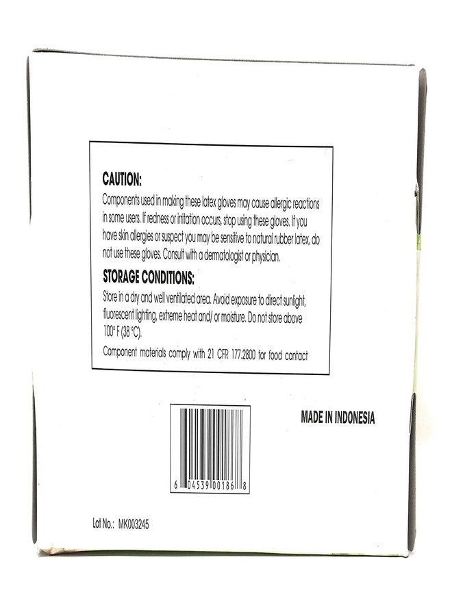 Emerald Digi-Gloves, Powder Free Disposable Latex Gloves (Large) - Image 2