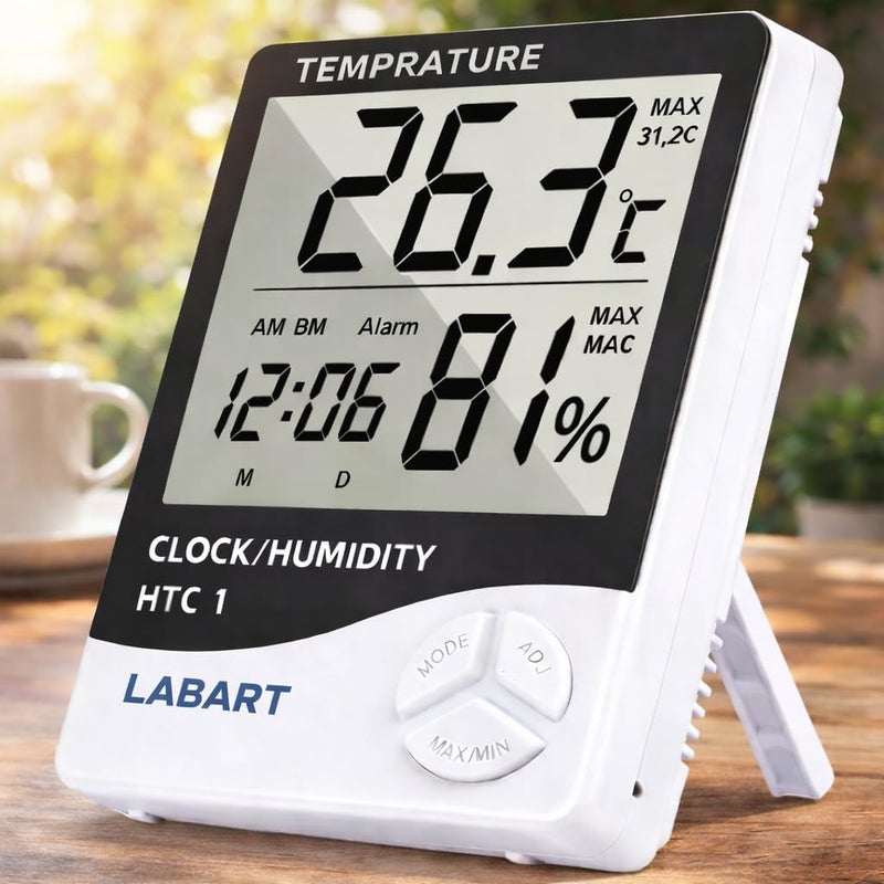 LABART ThermoPro TP50 Digital Hygrometer Indoor Thermometer Room Thermometer and Humidity Gauge with Temperature Monitor - Image 3