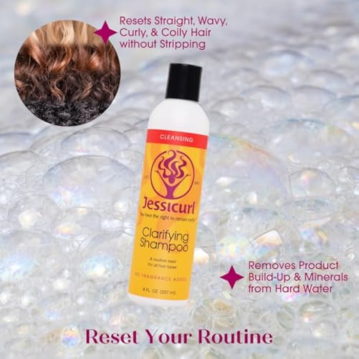 Jessicurl, Clarifying Shampoo, 2 Fl Oz, No Fragrance Added, A Routine Reset for Wavy, Curly, and Coily Hair - Image 3