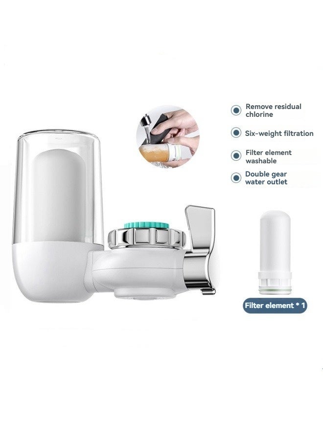إم مياويان نظام فلتر مياه مثبت على الصنبور، أبيض، لا يحتاج إلى وقت انتظار للترشيح، سهل التركيب، فلتر مياه الصنبور متعدد الوظائف، مناسب للمطابخ والحمامات والمساحات الصغيرة. - Image 2