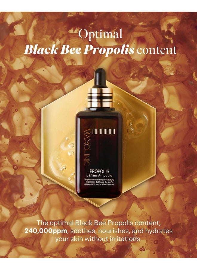 maxclinic Propolis Barrier Ampoule | Deeply Nourishing Honey Ampoule Korean Skin Care & Face Serum For Women & Men | Skinfortifying Facial Serum Ampoule | Ceramide Calming Serum (3.38 Fl Oz)  - Image 3