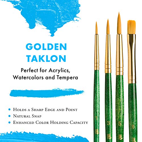 Princeton Gold Taklon Real Value Brush Set, 4/Pkg - Image 4