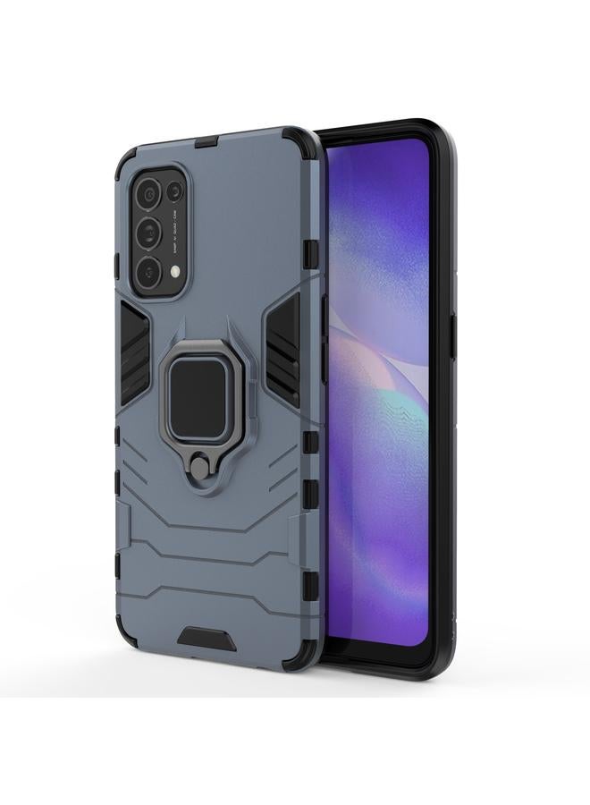 The Bros Case For OPPO Reno5 PC + TPU Shockproof Protective Case with Magnetic Ring Holder